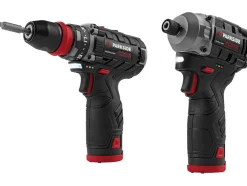 Set de inicio con taladro atornillador 12V y Atornillador de impacto inalámbrico de 12V ¼