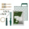 Set de inicio de pintor, de 7 o 10 piezas Rodillo de pintura con barra telescópica de aluminio, de 3 piezas.
