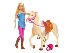 Set de juego «Muñeca y caballo»