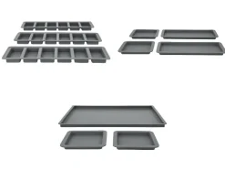 Set de moldes de silicona para barritas / Set de esterillas de horno de silicona, de 3 o 4 piezas.