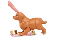 Set de muñeca »Perro y cachorros / Juego de pelo«