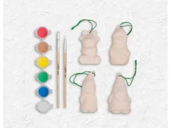 Set de pintura de figuras navideñas