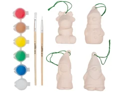 Set de pintura de figuras navideñas