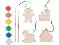 Set de pintura de figuras navideñas