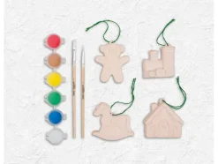 Set de pintura de figuras navideñas