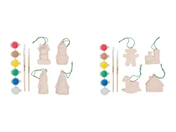 Set de pintura de figuras navideñas