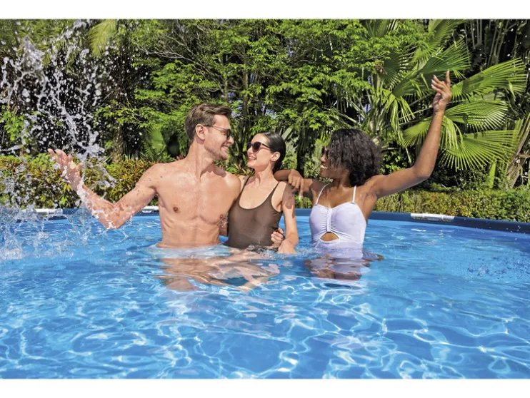 Set de piscina desmontable tubular »Steel Pro« con bomba de filtrado Ø 366 x 84 cm.