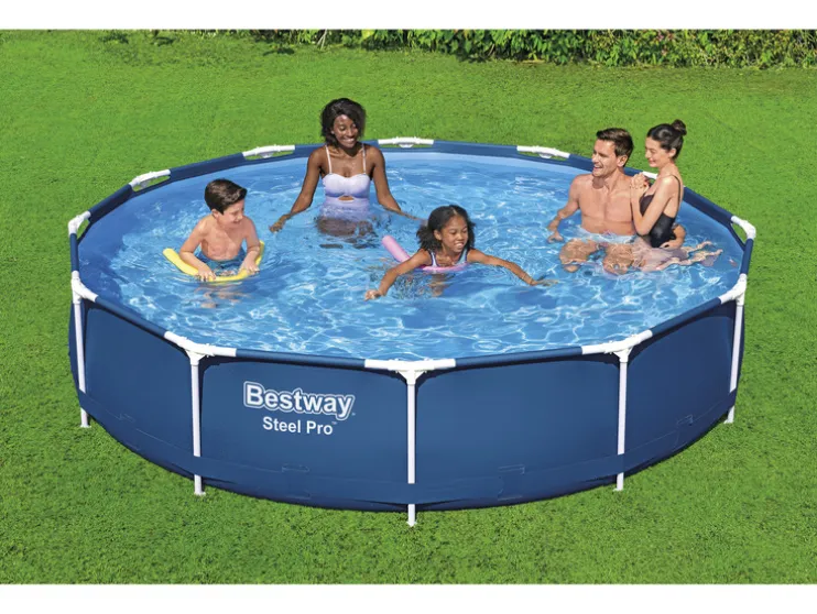Set de piscina desmontable tubular »Steel Pro« con bomba de filtrado Ø 366 x 84 cm.