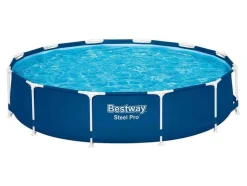 Set de piscina desmontable tubular »Steel Pro« con bomba de filtrado Ø 366 x 84 cm.