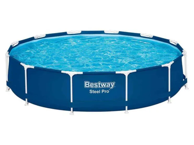 Set de piscina desmontable tubular »Steel Pro« con bomba de filtrado Ø 366 x 84 cm.