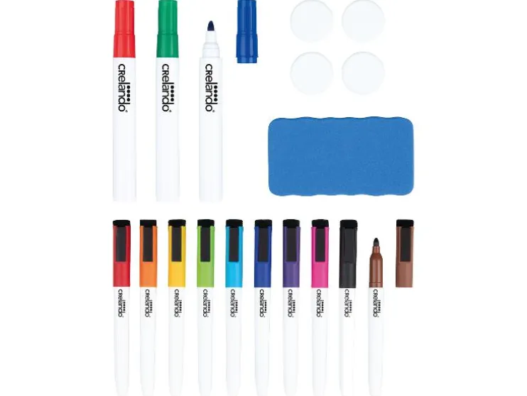 Set de pizarra blanca / Set de rotuladores para pizarra blanca.