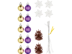 Set de árbol de Navidad LED con 32 adornos