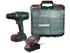Set de taladro atornillador recargable de 20 V »PABS 20-Li I9«, con batería y cargador.