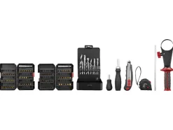 Set de taladro percutor atornillador recargable de 20 V »PSBSAP 20-Li D4«, con batería y cargador.