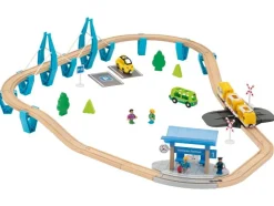 Set de tren de bomberos / Set de tren de pasajeros / Set de tren de granja, 36 piezas / 50 piezas / 49 piezas