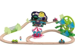 Set de tren de construcción Set de tren de parque de atracciones, para muchas variantes de montaje creativas.