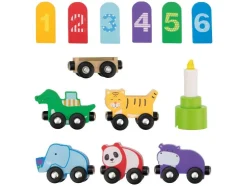 Set de tren de cumpleaños