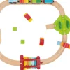 Set de tren de madera