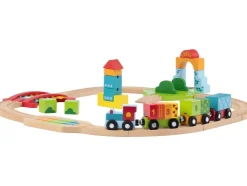 Set de tren de madera