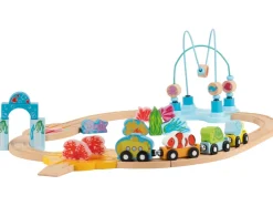 Set de tren de madera