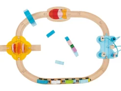 Set de tren de madera