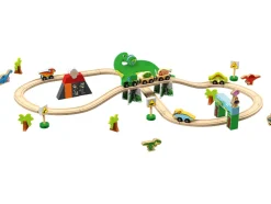 Set de tren de madera