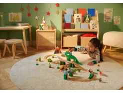 Set de tren de madera