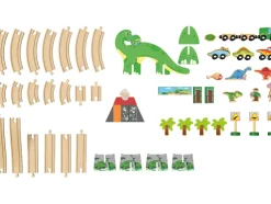 Set de tren de madera