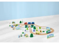 Set de tren de madera »Peppa Wutz«