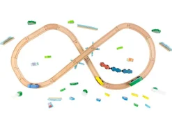 Set de tren de madera »Peppa Wutz«