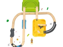 Set de tren de madera 42 piezas