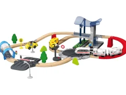 Set de tren de madera XL