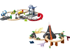 Set de tren de madera XL