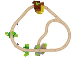 Set de tren »Jungela / Tren de pasajeros«, longitud de vía máx. 2,8 m.