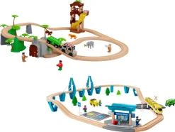 Set de tren »Jungela / Tren de pasajeros«, longitud de vía máx. 2,8 m.