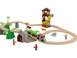 Set de tren »Jungela / Tren de pasajeros«, longitud de vía máx. 2,8 m.