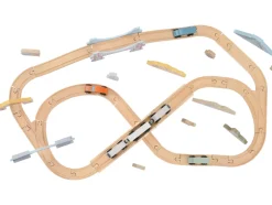 Set de tren XL de madera Viaje por Europa y el mundo