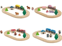 Set de vías Granja / Princesa / Bomberos / Policía