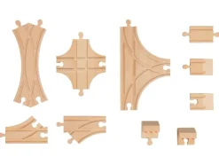 Set de vías, 16 piezas / Set de desvíos, 11 piezas.