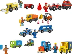 Set temático Mundo Ferroviario, de plástico.
