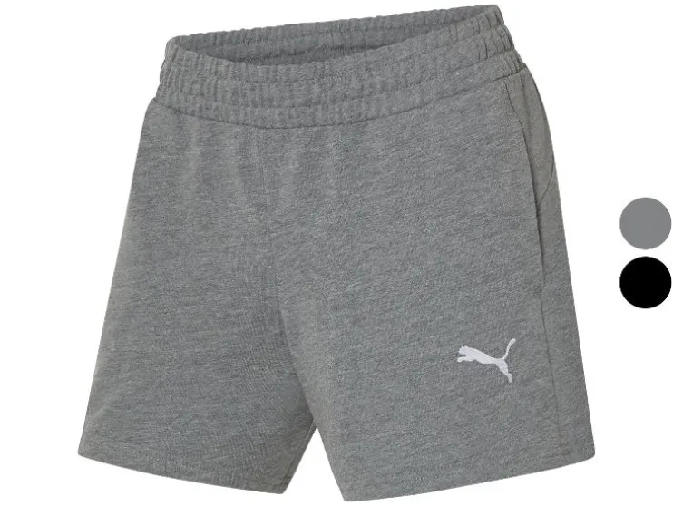 Short de felpa para mujer »TeamGOAL Casuals«, de talle medio.