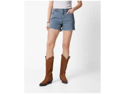 Shorts vaqueros de mujer, corte holgado.