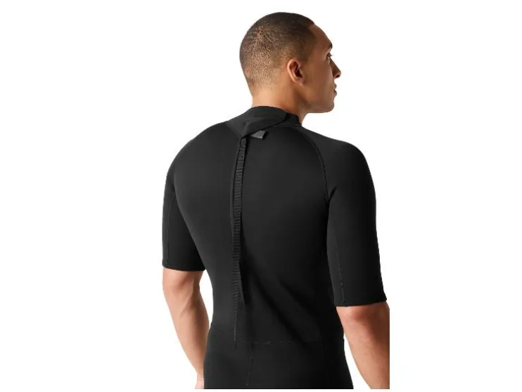 Shorty de neopreno para hombre, con cremallera en la espalda.