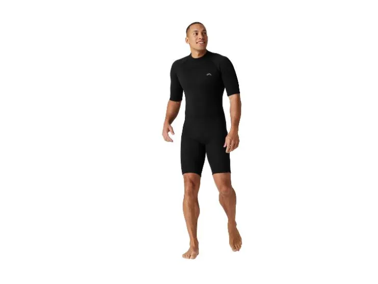 Shorty de neopreno para hombre, con cremallera en la espalda.