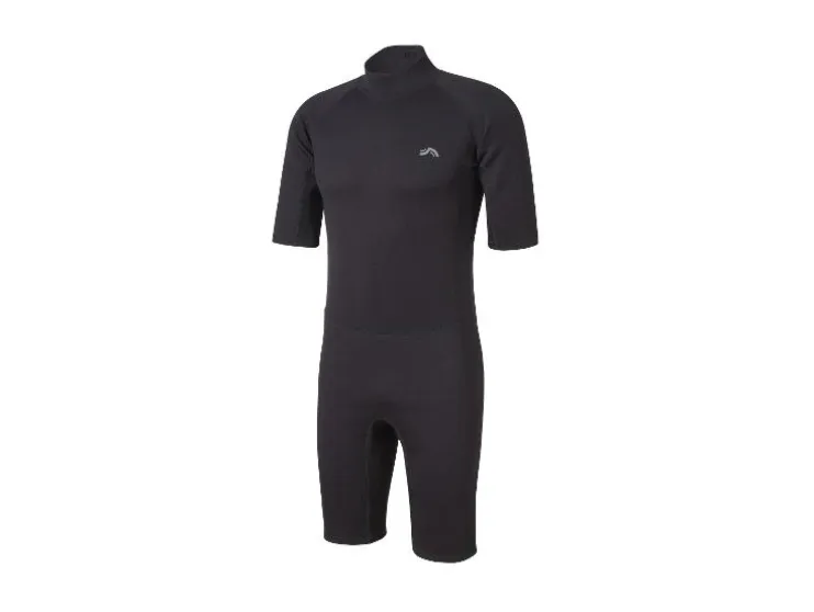 Shorty de neopreno para hombre, con cremallera en la espalda.