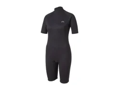 Shorty de neopreno para mujer, con cremallera en la espalda.