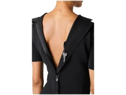 Shorty de neopreno para mujer, con cremallera en la espalda.