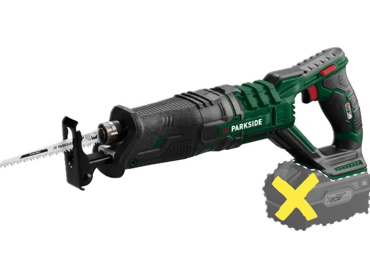 Sierra sable recargable de 20 V »PSSA 20-Li B2«, sin batería ni cargador.