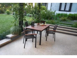 Silla apilable de mimbre sintético «Valencia»