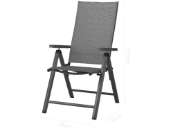 Silla plegable de aluminio Houston